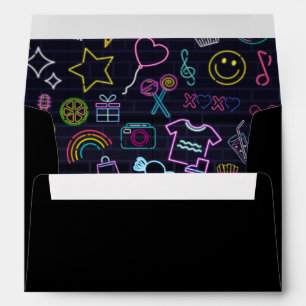 Neon Purim Envelope
