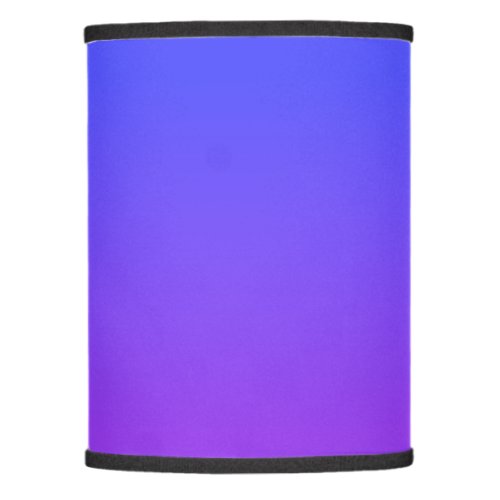 Neon Purple and Bright Neon Blue Ombr Shade Color Lamp Shade