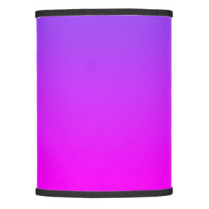 Neon Purple and Hot Pink Ombre Shade Color Fade Lamp Shade