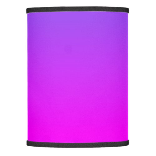 Neon Purple and Hot Pink Ombre Shade Color Fade Lamp Shade
