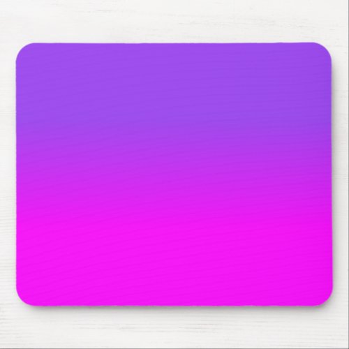 Neon Purple and Hot Pink Ombre Shade Color Fade Sc Mouse Pad