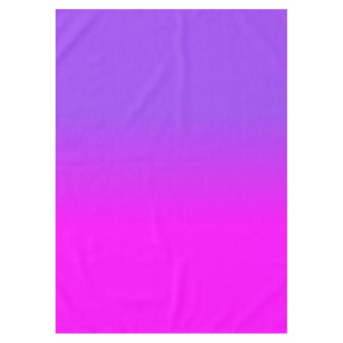 Neon Purple and Hot Pink Ombre Shade Color Fade Tablecloth