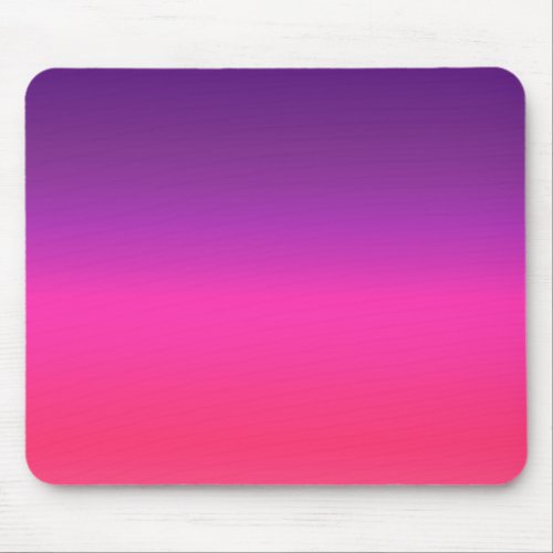 Neon Purple and pink ombre abstract design Mouse Pad