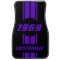 Neon Purple Double Race Stripes