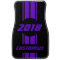 Neon Purple Double Race Stripes