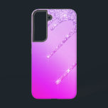 Neon Purple Pink Glitter Sparkle Samsung Galaxy S22 Case<br><div class="desc">Samsung Galaxy Cases or iPhone Cases Neon Purple Pink Glitter Sparkle Drips Wedding or Party Supplies / Gift - Or Add Your Unique Text / Name - Make Your Special Gift - Resize and move or remove and add text / elements with customization tool. Design by MIGNED. Please see my...</div>