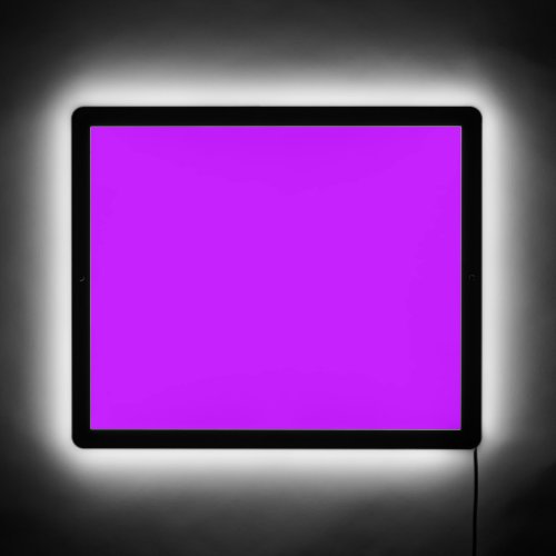 Neon Purple Solid Color  Classic  Elegant LED Sign