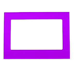 Neon Purple Solid Color Classic Magnetic Frame
