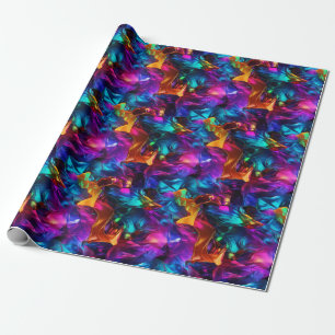 Neon Puzzle Play Wrapping Paper