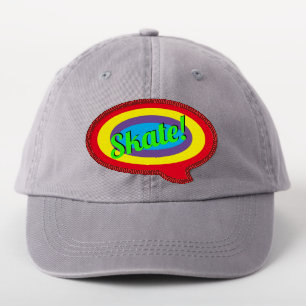 Neon Rainbow Colors Skate Skater Life Patch