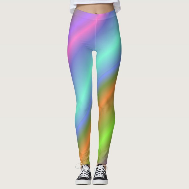 neon rainbow leggings (Front)