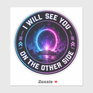 Neon Realms & Portals Sticker