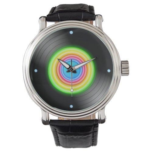 Neon Record Watch