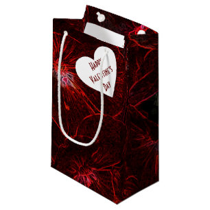 Neon Red Violas Small Gift Bag