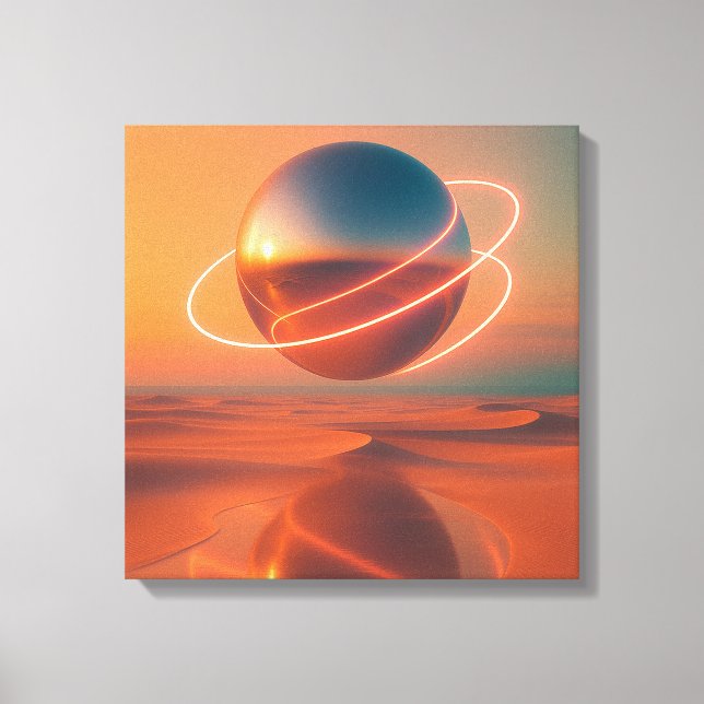 Neon Relic Canvas Print (Front)