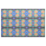 Neon Retro Geometric Horizontal Stripe Mosaic Fabric