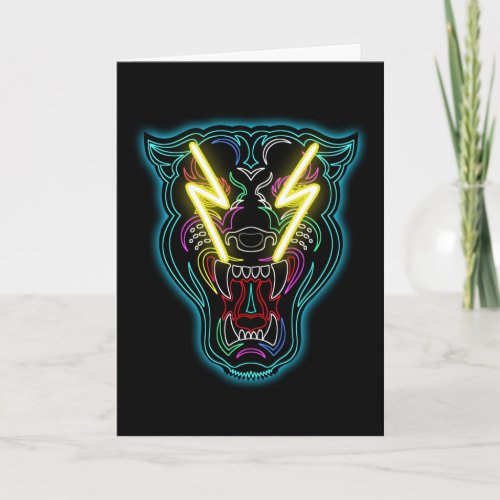 Neon Roar Card