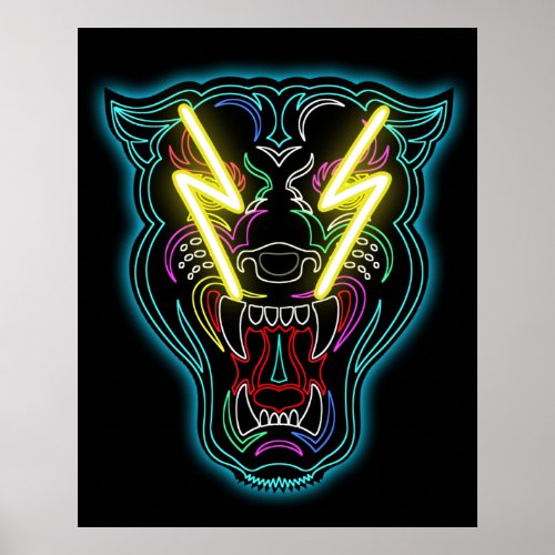 Neon Roar Poster