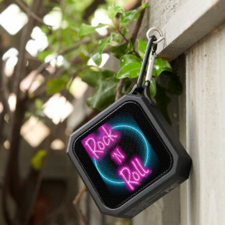 Neon Rock and Roll Bluetooth Speaker