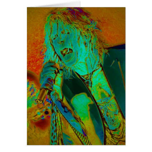 Neon Rock Singer Cards (Front)