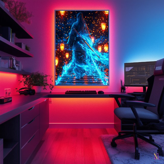 Neon Ronin – The Ghost of the Cybernetic Samurai Poster (Creator Uploaded)