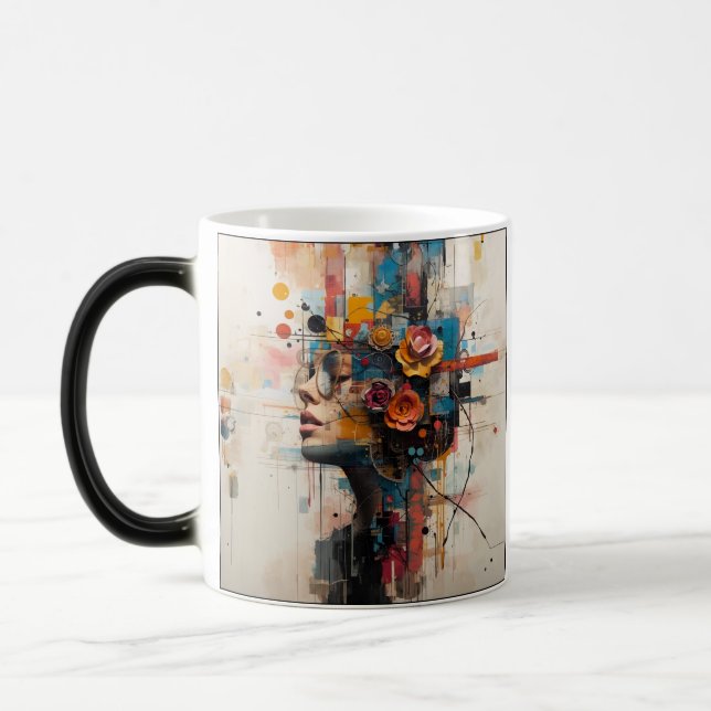 NEON ROSE COLOR MORPH MUG  (Left)