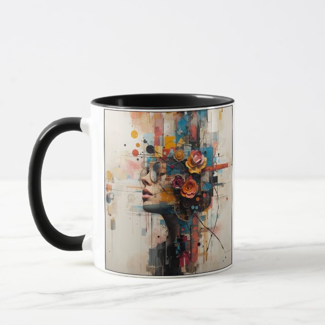 NEON ROSE MUG (Left)