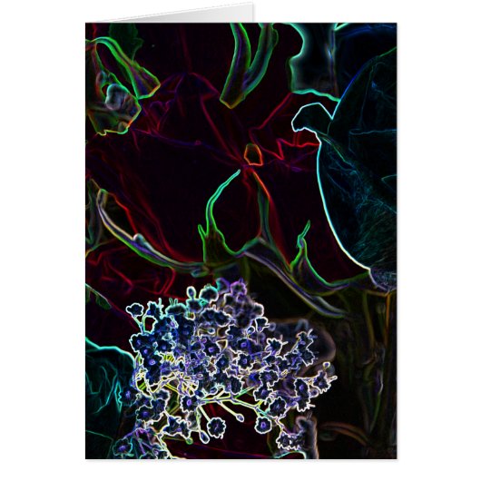 Neon Roses collection Cards (Front)