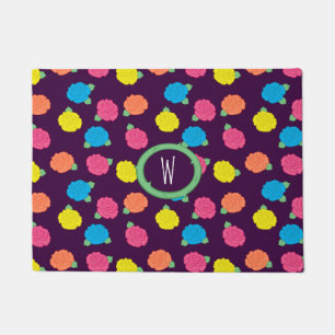 Neon Roses Doormat