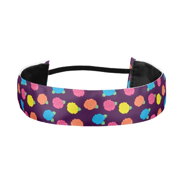 Neon Roses Headband (Front)