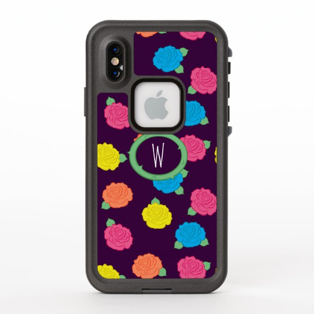 Neon Roses Lifeproof Case (Back)
