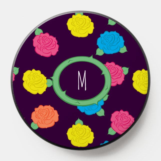 Neon Roses PopSocket (Popsocket)