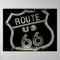 Neon "Route 66" Photo