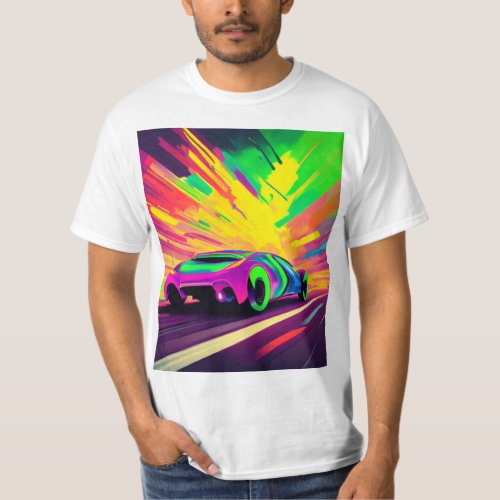 Neon Rush _ The Future is Now T_Shirt