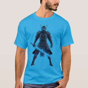 Neon Samurai: Cyber Warrior T-Shirt