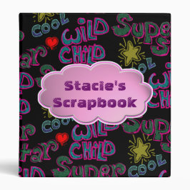 Neon Sayings Binder