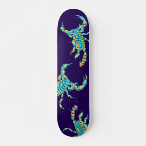 Neon Scorpion Skateboard