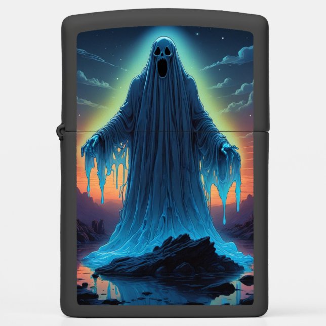 Neon Scream Zippo Lighter (Front)