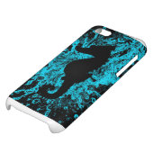 Neon seahorse iphone 5C case, turquoise iPhone Case (Bottom)