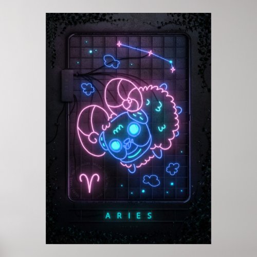 Neon Sign Aries