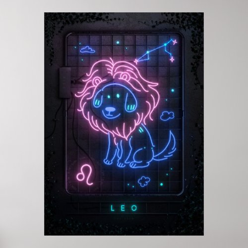 Neon Sign Leo