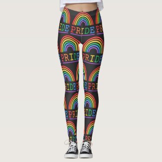Neon Sign Rainbow Pride Pattern