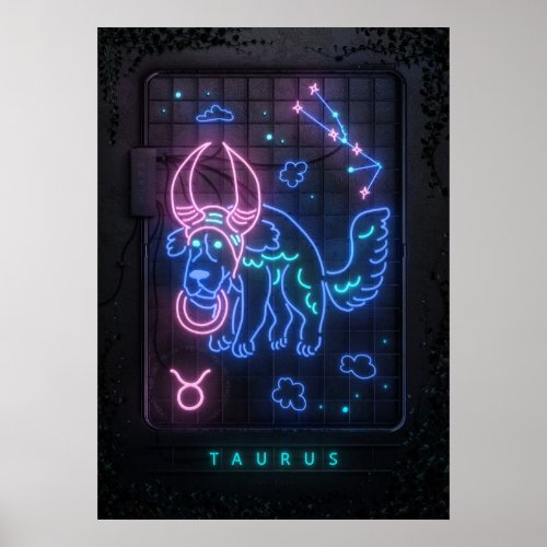 Neon Sign Taurus
