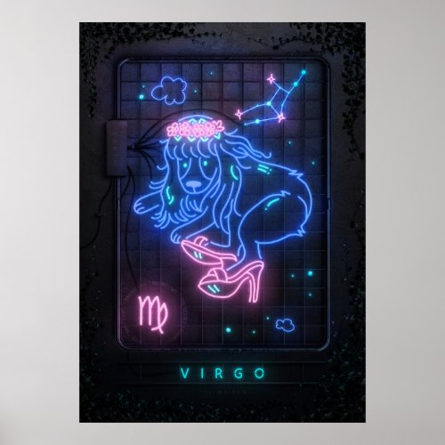 Neon Sign Virgo