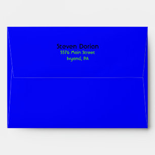 NEON SIGNS Bar Bat Mitzvah Customizable Envelope