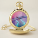 Neon Skybridge Dreamscape Pocket Watch