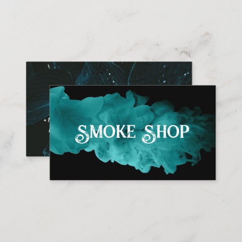 Neon Smoke Shop Business Card