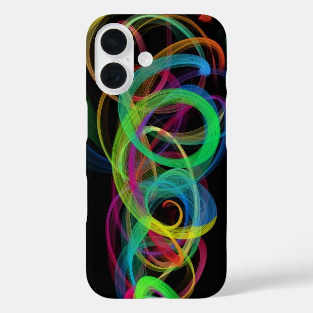 Neon Smoke Swirl  Case-Mate iPhone Case (Back)