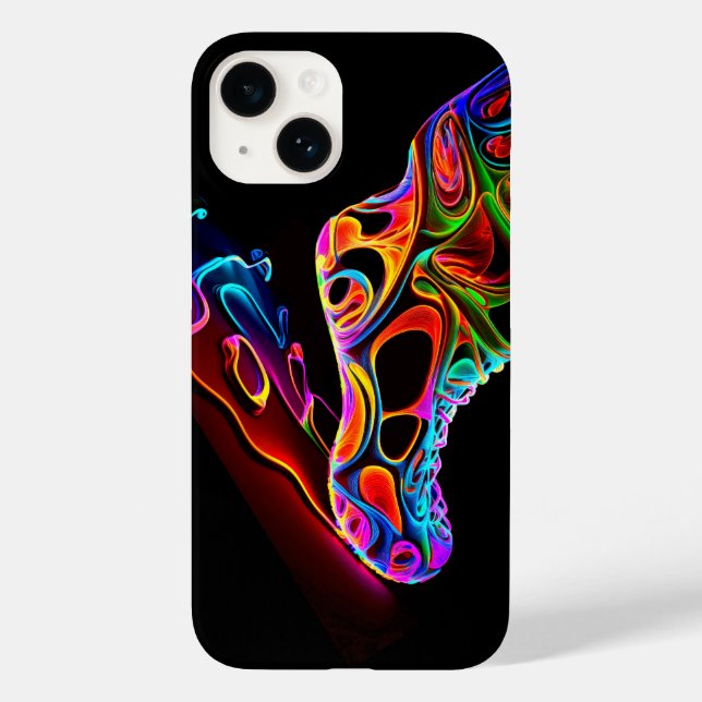 Neon Sneaker Case-Mate iPhone Case (Back)
