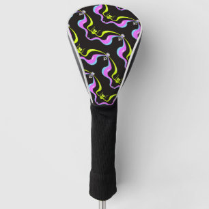 Neon Soundwave Golf Head Cover